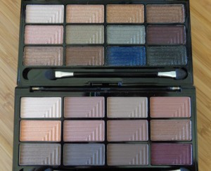Freedom Makeup London Pro 12 Eyeshadow Palettes: Romance and Jewels (top) and Secret Rose (bottom)